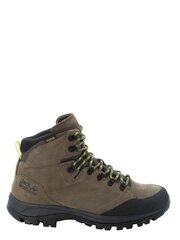 Мужские ботинки JACK WOLFSKIN Rebellion Texapore Mid, коричневые цена и информация | Мужские ботинки | 220.lv