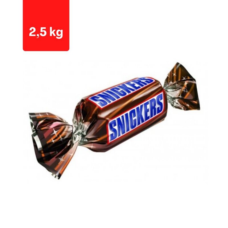 Šokolādes konfektes SNICKERS, 2,5 kg цена и информация | Saldumi | 220.lv