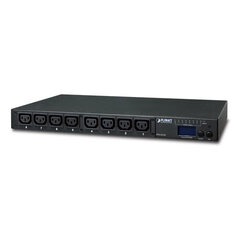 PLANET IPM-8220 power distribution unit (PDU) 8 AC outlet(s) 1U Black cena un informācija | Serveri | 220.lv