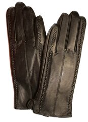 Женские кожаные перчатки с плюшем цена и информация | Женские перчатки | 220.lv
