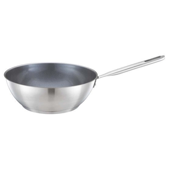Fiskars wok panna All Steel, 28 cm. cena un informācija | Pannas | 220.lv