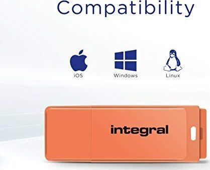 Integral 64GB USB2.0 DRIVE NEON ORANGE USB flash drive USB Type-A 2.0 cena un informācija | USB Atmiņas kartes | 220.lv