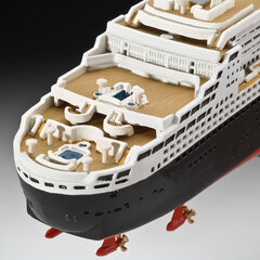 Kruīza kuģa modelis Revell OceanLiner Queen Mary 2, melns, balts cena un informācija | Rotaļlietas zēniem | 220.lv