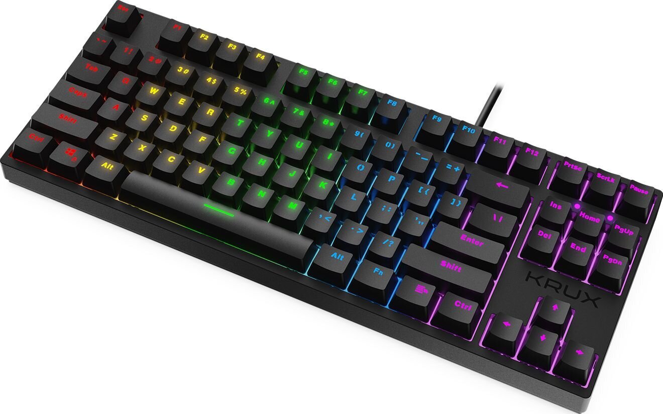 Krux Atax RGB Outemu Red cena un informācija | Klaviatūras | 220.lv