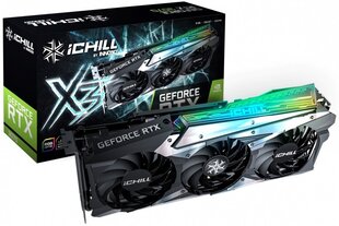 Inno3D iChill GEFORCE RTX 3070 X3 LHR NVIDIA 8 GB GDDR6 цена и информация | Видеокарты (GPU) | 220.lv