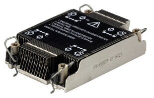 Supermicro SNK-P0077P computer cooling component Processor Heatsink Black, Stainless steel cena un informācija | Komponentu piederumi | 220.lv