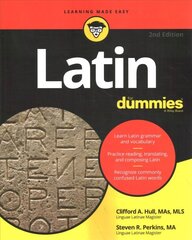 Latin For Dummies, 2nd Edition 2nd Edition цена и информация | Учебный материал по иностранным языкам | 220.lv