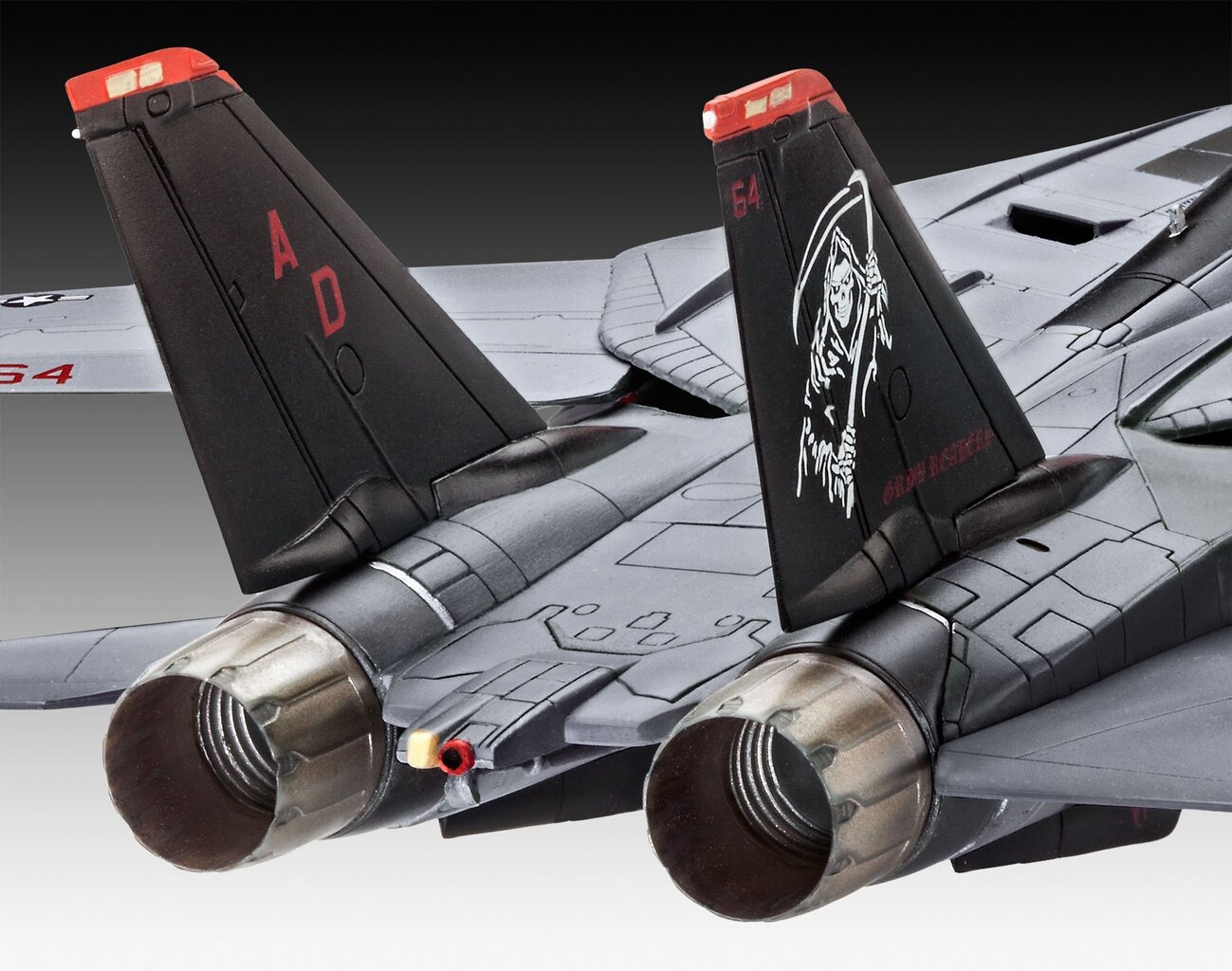 Lidmašīna Revell F14D Super Tomcat, pelēka цена и информация | Rotaļlietas zēniem | 220.lv