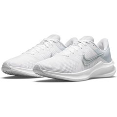 Женские кроссовки Nike Downshifter 11 White Metallic Silver цена и информация | Спортивная обувь для женщин | 220.lv