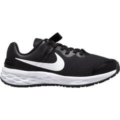 Nike jauniešu skriešanas apavi Revolution 6 Flyese, melni cena un informācija | Sporta apavi bērniem | 220.lv
