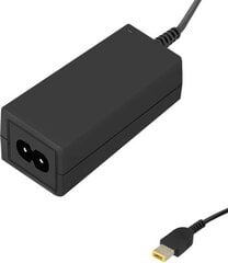 Qoltec 50098 (2.25mm Slim pin + Tip) 45W 20V AC Tīkla lādētājs priekš Lenovo portatīvajiem datoriem цена и информация | Зарядные устройства для ноутбуков | 220.lv