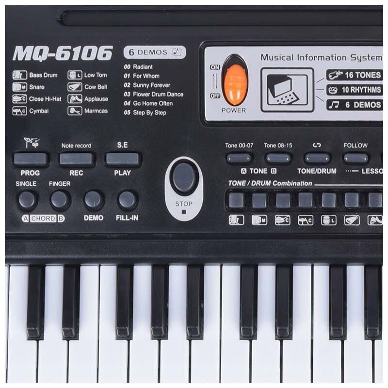 Bērnu sintezators MQ 6106 KEYBOARD цена и информация | Taustiņinstrumenti | 220.lv