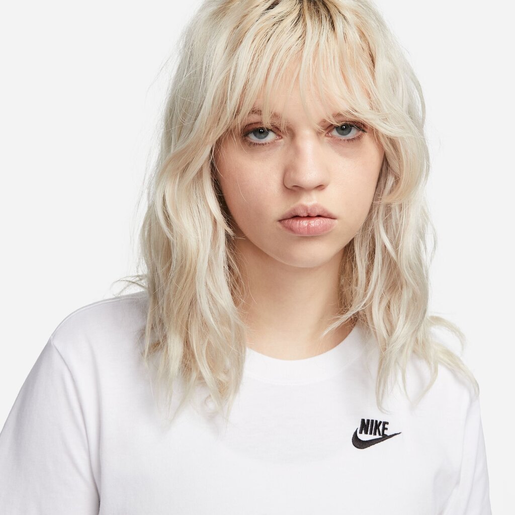 Nike t-krekls sievietēm NSW TEE CLUB, balts цена и информация | T-krekli sievietēm | 220.lv