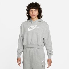 Nike džemperis sievietēm NSW CLUB FLC GX CROP HDY, pelēks cena un informācija | Jakas sievietēm | 220.lv