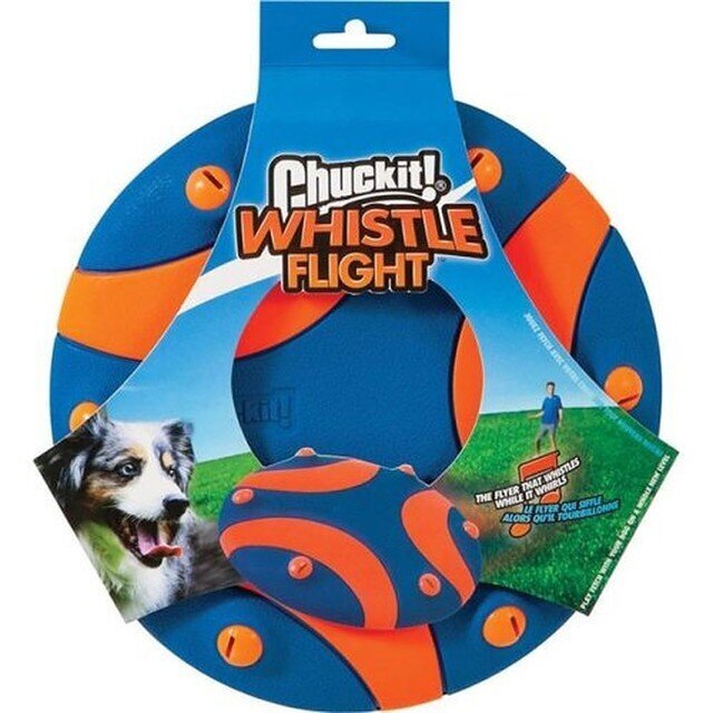 Chuckit Whistle Flight rotaļlieta suņiem, 24 cm cena un informācija | Suņu rotaļlietas | 220.lv