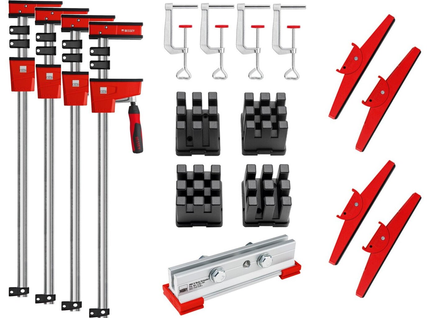 Bessey instrumentu komplekts KRE-SET-A цена и информация | Rokas instrumenti | 220.lv