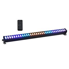 Лента с 8 секциями + пульт дистанционного управления LIGHT4ME LED BAR 64x3W RGB цена и информация | Праздничные декорации | 220.lv