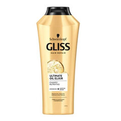 Šampūns Schwarzkopf gliss ultimate oil elixir, 370 ml cena un informācija | Šampūni | 220.lv