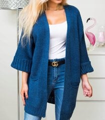 Sieviešu jaka, zila cena un informācija | Sieviešu džemperi | 220.lv
