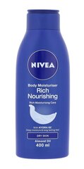 NIVEA молочко для тела для сухой кожи, 400 мл цена и информация | Кремы, лосьоны для тела | 220.lv