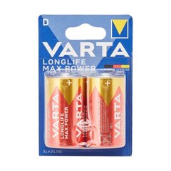 Baterijas Varta Long Life Max Power 2 gb. cena un informācija | Baterijas | 220.lv