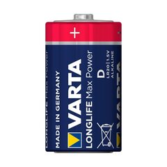 Батарейки Varta Long Life Max Power (2 Предметы) цена и информация | Батарейки | 220.lv