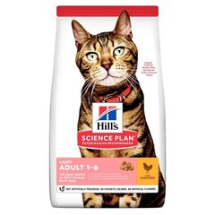 Hill's Science Plan для взрослых кошек, с курицей 1,5 кг цена и информация | Сухой корм для кошек | 220.lv