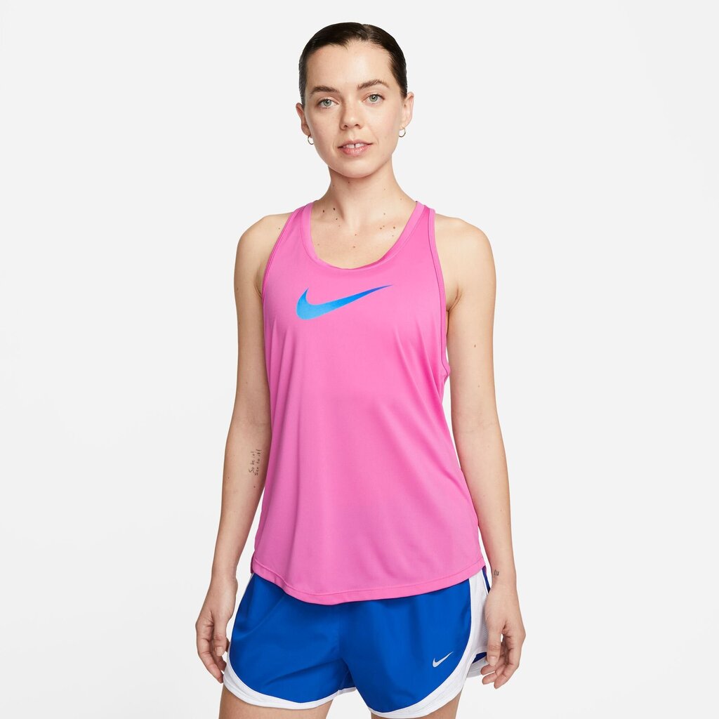 Nike treniņu krekls sievietēm ONE DF SWSH HBR TANK, rozā cena un informācija | Sporta apģērbs sievietēm | 220.lv