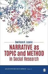 Narrative As Topic And Method In Social Research цена и информация | Пособия по изучению иностранных языков | 220.lv