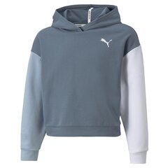 Puma Джемпер Ess+ Logo Lab Hoodie Fl Navy 676325 06 676325 06/140 цена и информация | Свитеры, жилетки, пиджаки для мальчиков | 220.lv