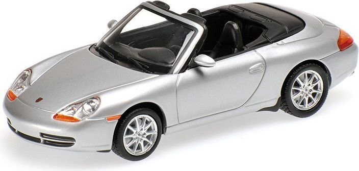 Modelis Minichamps 400061091 Porsche 911 (996) Cabriolet 1998,silver цена и информация | Rotaļlietas zēniem | 220.lv