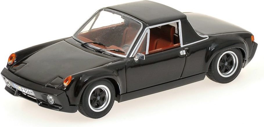 Modelis Minichamps 400066060 Porsche 916 1971 (black) cena un informācija | Rotaļlietas zēniem | 220.lv