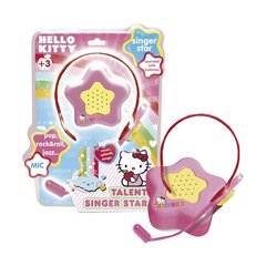 Karaoke mikrofons Hello Kitty, Rozā cena un informācija | Attīstošās rotaļlietas | 220.lv