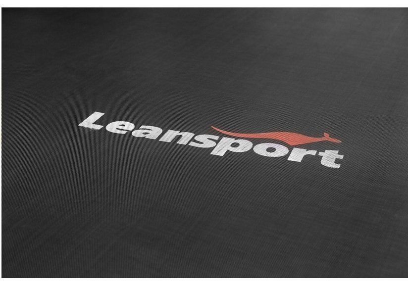 Batuts Lean Sport 366 cm, melns, oranžs cena un informācija | Batuti | 220.lv