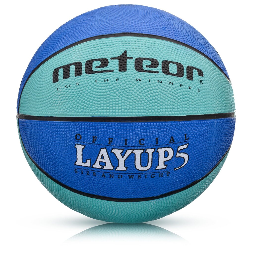 Basketbola bumba Meteor layup, izmērs 5 cena un informācija | Basketbola bumbas | 220.lv