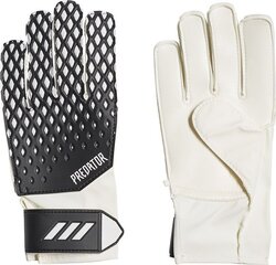 Перчатки вратарские Adidas Predator 20 Training Jr FS0411, чёрно-белые цена и информация | Перчатки вратаря | 220.lv