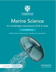 Cambridge International AS & A Level Marine Science Coursebook with Digital Access (2 Years) 2nd Revised edition cena un informācija | Sociālo zinātņu grāmatas | 220.lv