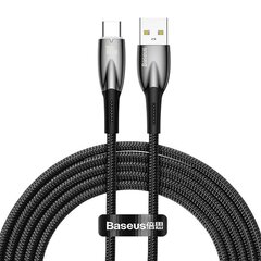 USB-кабель для USB-C серии Baseus Glimmer, 100 Вт, 2 м (черный) цена и информация | Кабели для телефонов | 220.lv