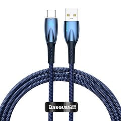 USB-кабель для USB-C Baseus Glimmer Series, 100 Вт, 1 м (белый) цена и информация | Кабели для телефонов | 220.lv