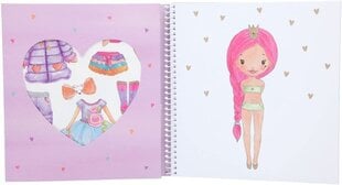 Princess Mimi krāsojamā grāmata ar uzlīmēm Dress Me Up "Chic Princess" , 12019 cena un informācija | Krāsojamās grāmatas | 220.lv