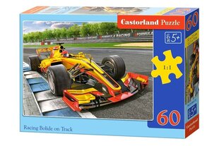 Puzle Castorland Racing Bolide uz trases, 60 daļu. cena un informācija | Puzles, 3D puzles | 220.lv