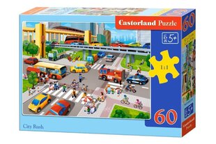 Puzle Castorland City Rush, 60 daļas cena un informācija | Puzles, 3D puzles | 220.lv