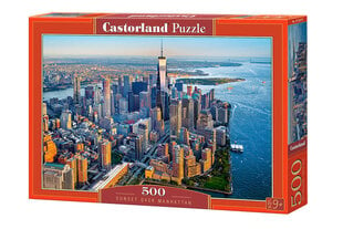 Пазл Castorland Закат над Манхэттеном, 500 шт цена и информация | Пазлы | 220.lv