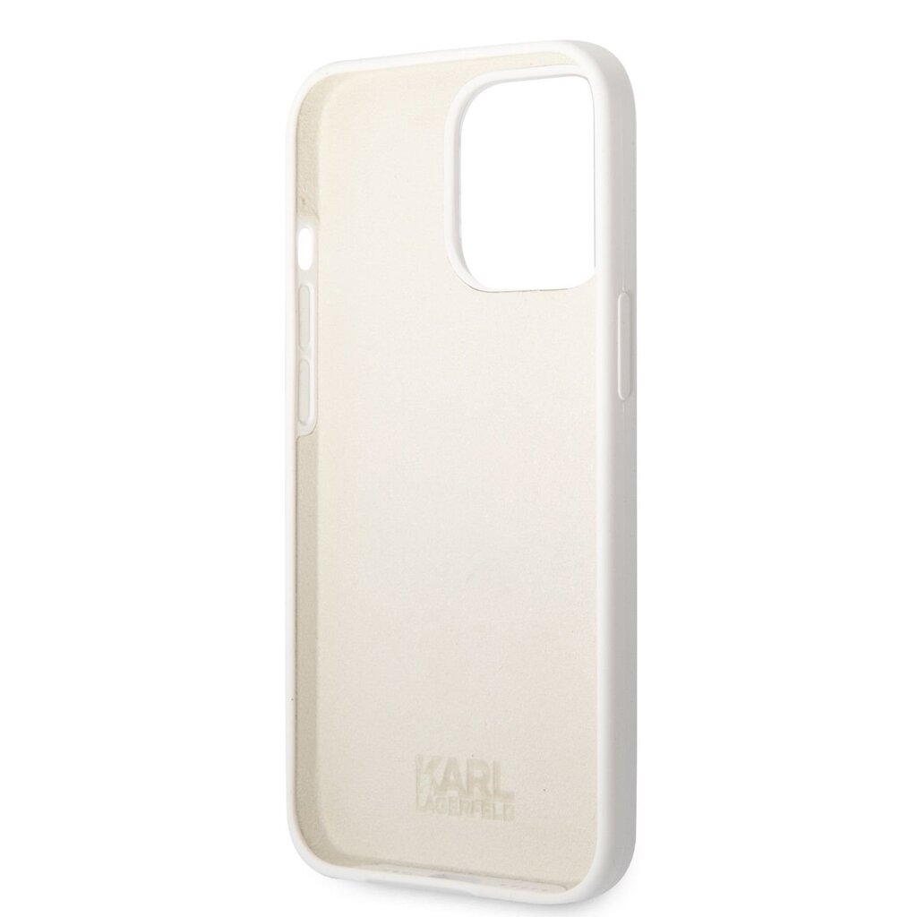 Karl Lagerfeld Liquid Silicone Choupette NFT Case for iPhone 13 Pro Max White cena un informācija | Telefonu vāciņi, maciņi | 220.lv