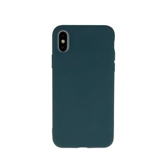 Силиконовый чехол Mocco Ultra Slim Soft Matte для Xiaomi 12 5G / 12X 5G, Тёмно Зелёный цена и информация | Чехлы для телефонов | 220.lv