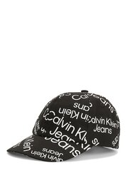 Детская кепка CALVIN KLEIN Organic Cotton Cap Black цена и информация | Шапки, перчатки, шарфы для мальчиков | 220.lv