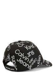 CALVIN KLEIN Organic Cotton Cap Black cena un informācija | Cepures, cimdi, šalles zēniem | 220.lv