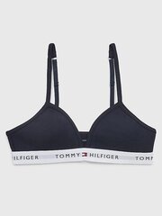 Krūšturis meitenēm TOMMY HILFIGER Padded Triangle, zils cena un informācija | Meiteņu apakšveļa | 220.lv