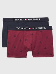 TOMMY HILFIGER TH Monogram Print 2-Pack cena un informācija | Zēnu apakšveļa | 220.lv