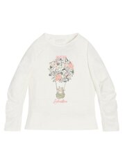 Детская футболка GUESS JEANS Salt White цена и информация | Рубашки для девочек | 220.lv